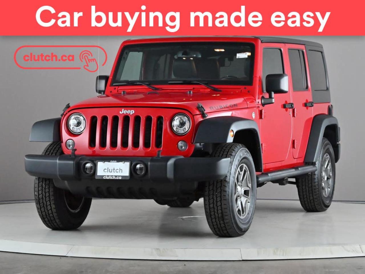Used 2017 Jeep Wrangler Unlimited Rubicon 4X4 w/ Heated Front Seats, Cruise Control, Nav for sale in Toronto, ON
