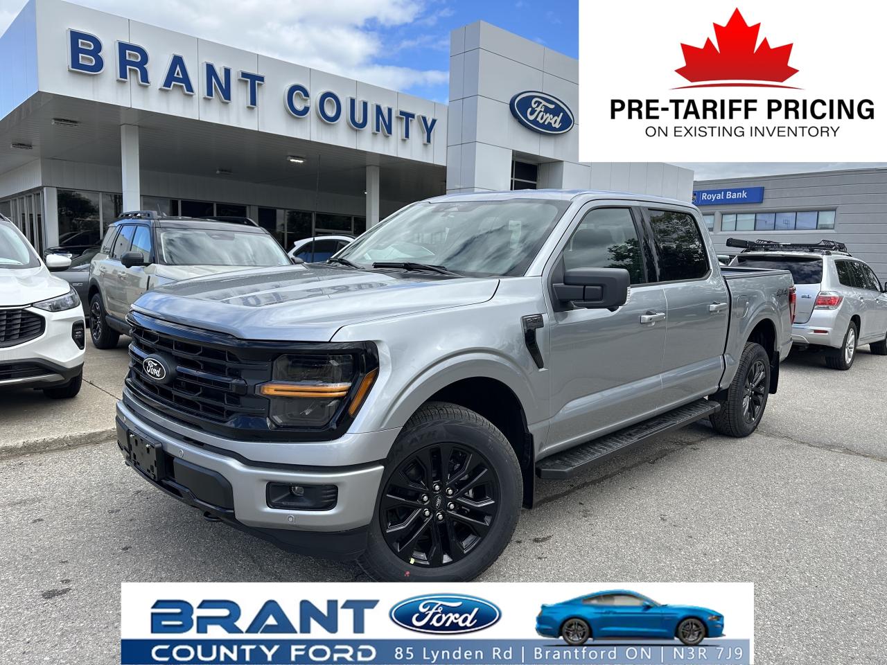 New 2025 Ford F-150 XLT 302A | 3.5L V6 | XLT BLACK PLUS | for sale in Brantford, ON