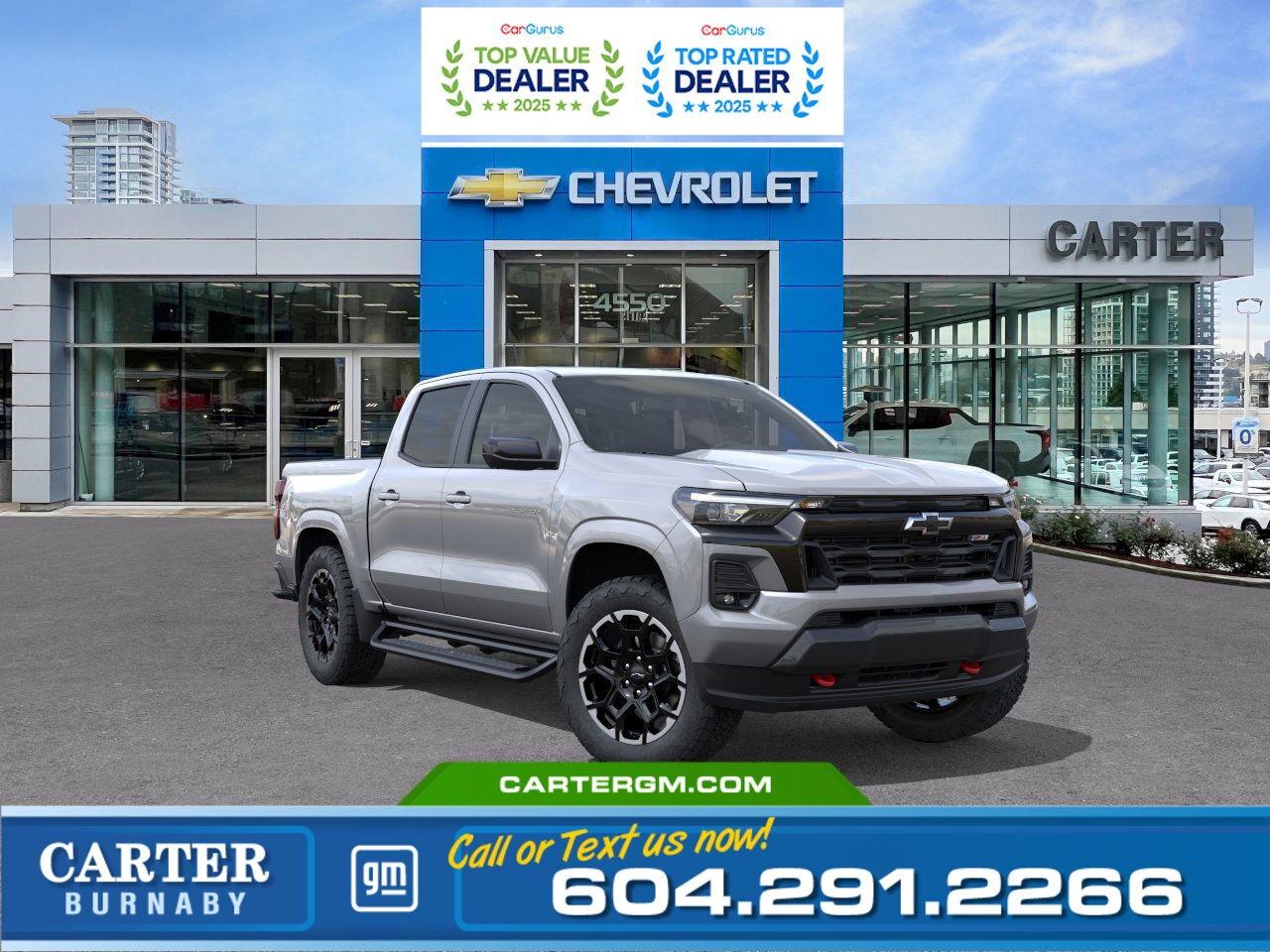 New 2026 Chevrolet Colorado Z71 4WD | PWR SUNROOF/ADVANCED TRAILERING PKG for sale in Burnaby, BC