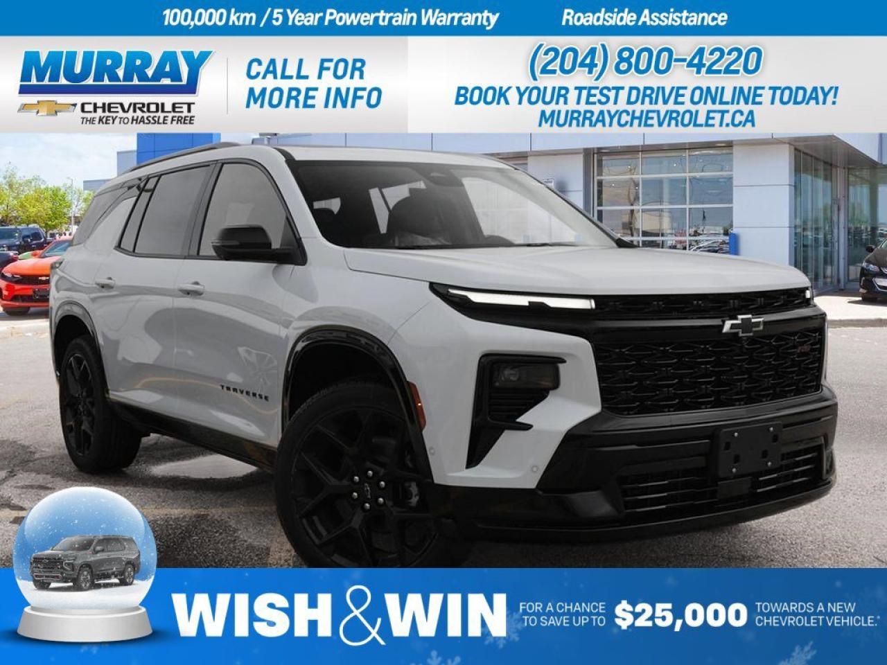 New 2026 Chevrolet Traverse RS for sale in Winnipeg, MB