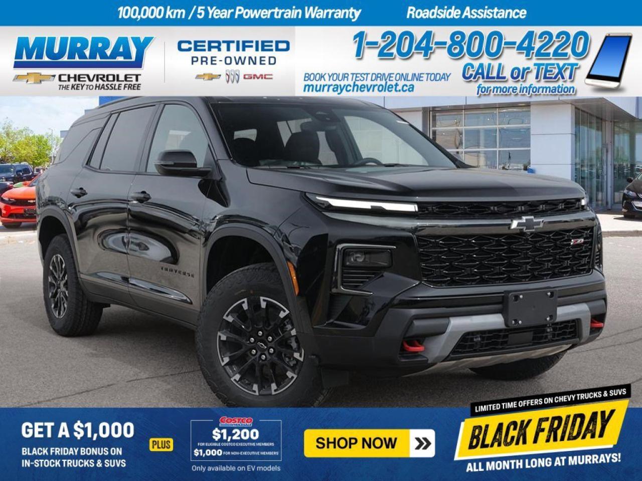 New 2026 Chevrolet Traverse Z71 for sale in Winnipeg, MB