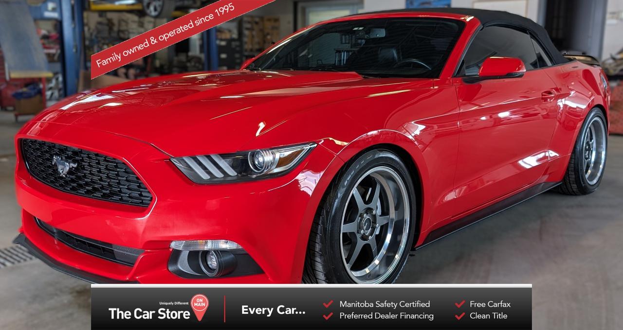 Used 2016 Ford Mustang EcoBoost Premium | 6 Speed | No Accidents for sale in Winnipeg, MB