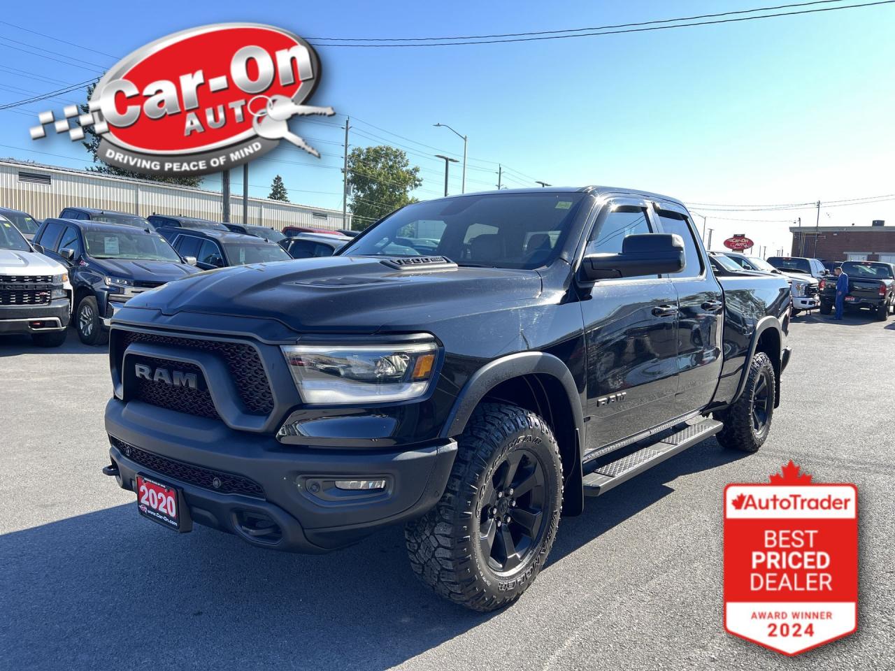 Used 2020 RAM 1500 REBEL 4X4 | 5.7L HEMI V8 | HTD LEATHER | CARPLAY for sale in Ottawa, ON