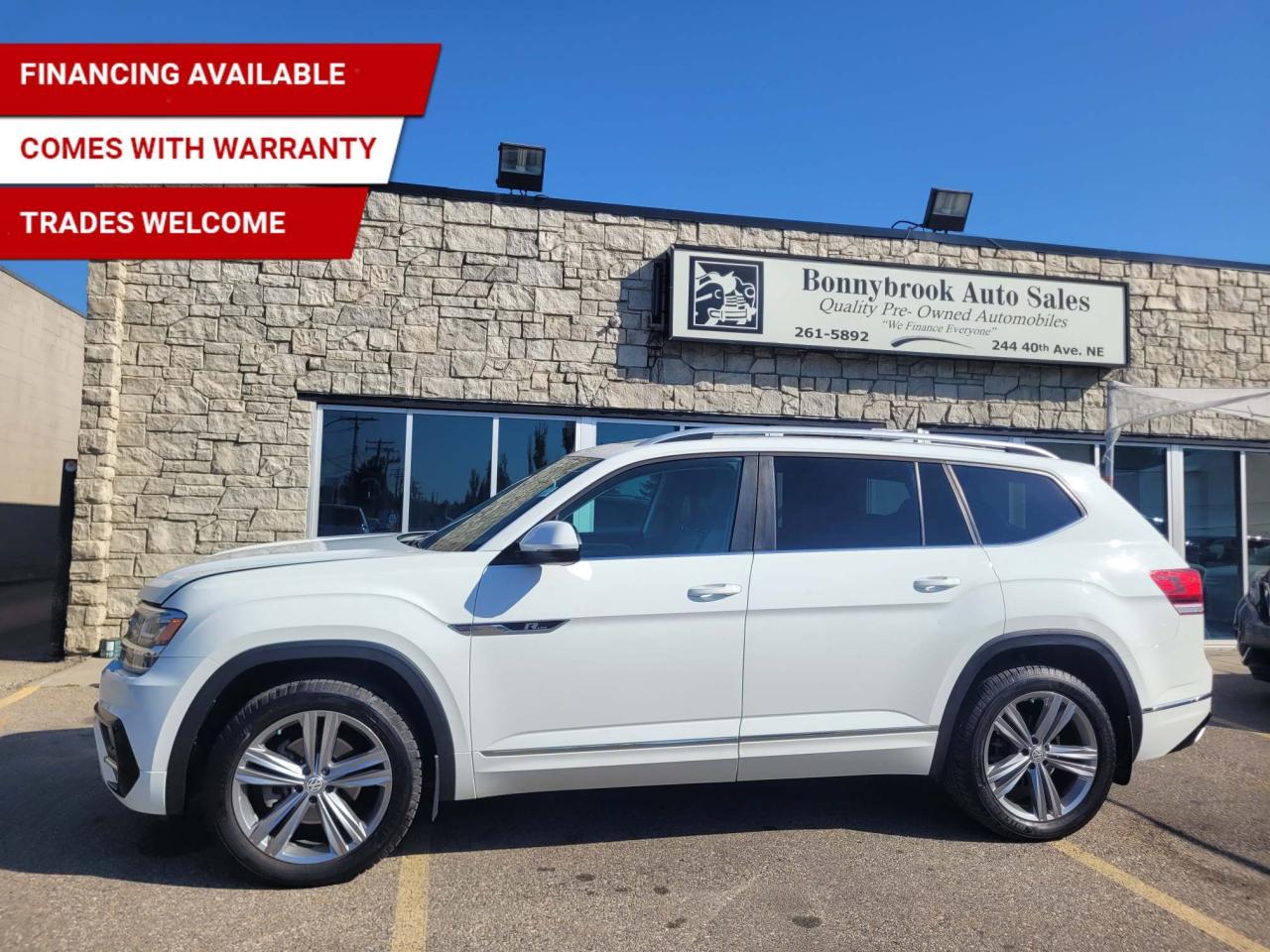 Used 2018 Volkswagen Atlas HIGHLINE 3.6 FSI 4MOTION/SUNROOF/CAR STARTER for sale in Calgary, AB