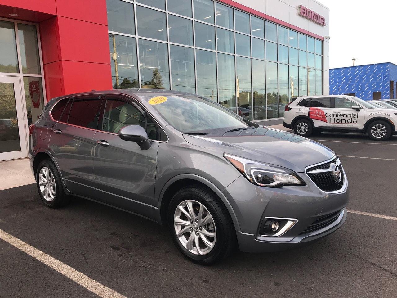 <span>The 2020 Buick Envision Essence AWD offers a sophisticated and comfortable ride, powered by a capable 2.5-liter engine that delivers smooth performance alongside its intelligent all-wheel drive system.</span>

<span>&nbsp;</span>

<span>The Envision Preferred is well-equipped with standard features like an 8-inch touchscreen with Apple CarPlay/Android Auto, a hands-free power liftgate, rearview camera, and heated front seats. The ENvision further elevates your experience with dual-zone automatic climate control, proximity access/pushbutton start, rear parking sensors, 8-way power front seats, and an auto-dimming rearview mirror.</span>




<span style=font-weight: 400;>Thank you for your interest in this vehicle. Its located at Centennial Honda, 515 Central Street, Summerside, PEI. We look forward to hearing from you; call us toll-free at 1-902-436-9158.</span>