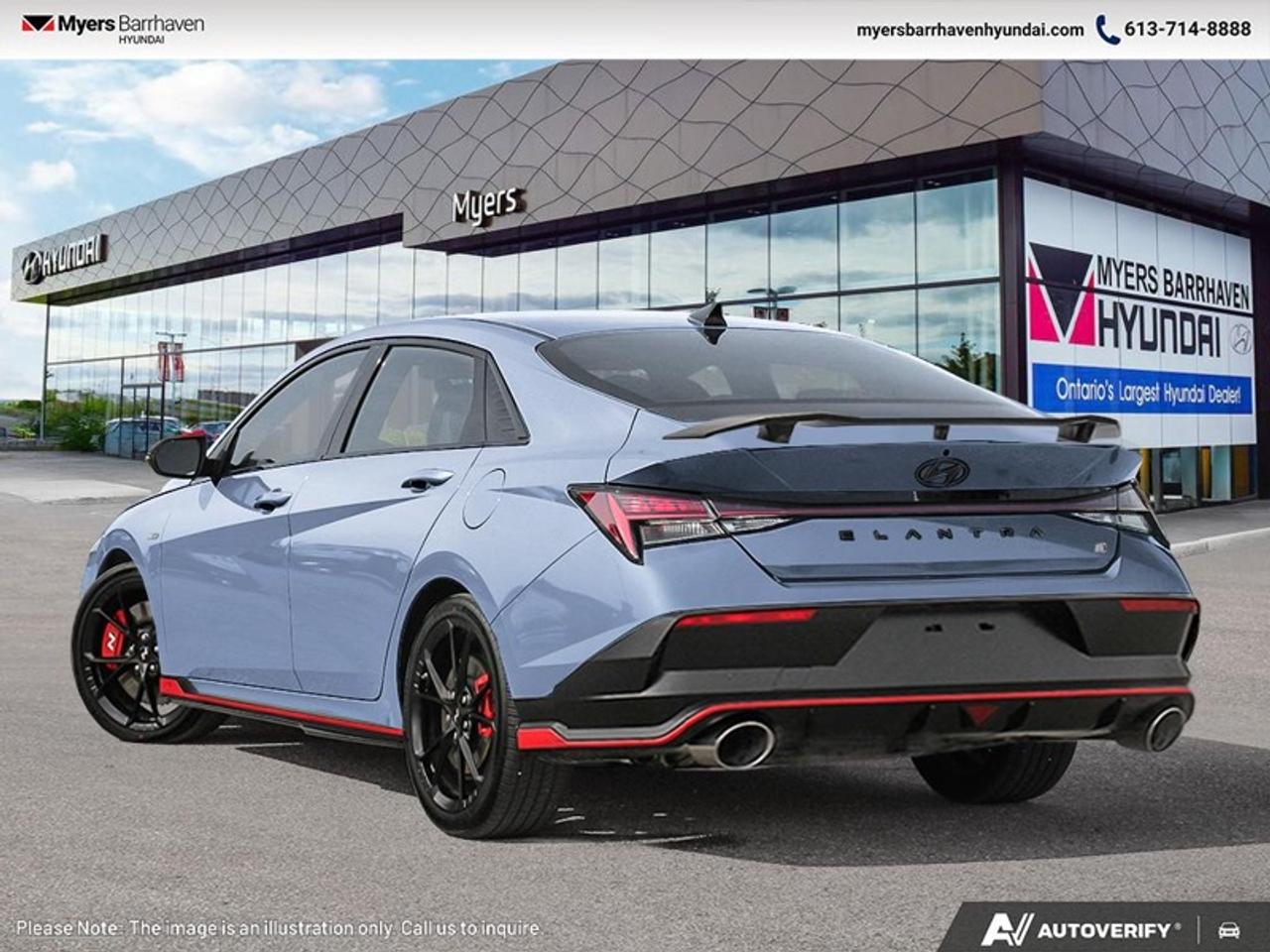 2025 Hyundai Elantra N DCT  - Sunroof -  Premium Audio - $281 B/W Photo3