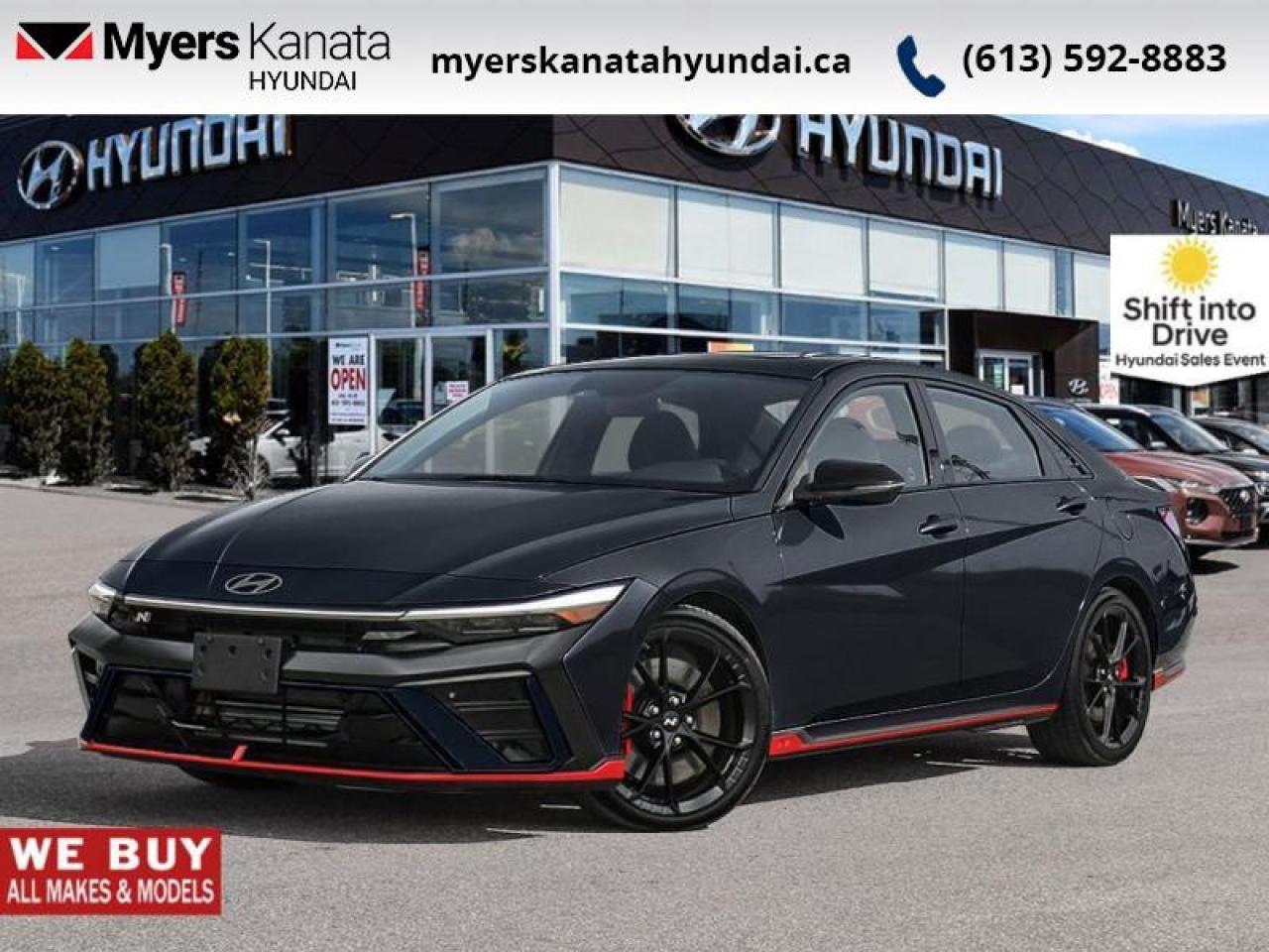 New 2025 Hyundai Elantra N Manual  - Sunroof -  Premium Audio - $146.44 /Wk for sale in Kanata, ON