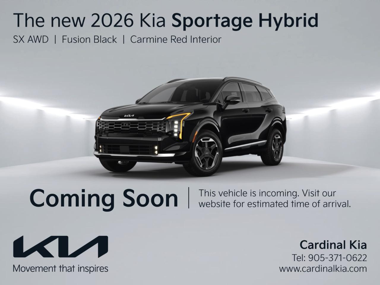 New 2026 Kia Sportage HEV SX - Red Interior for sale in Niagara Falls, ON