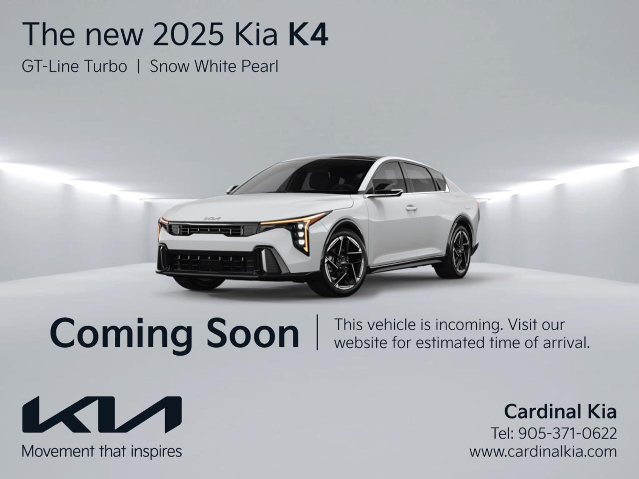 New 2025 Kia K4 GT-LINE TURBO for sale in Niagara Falls, ON