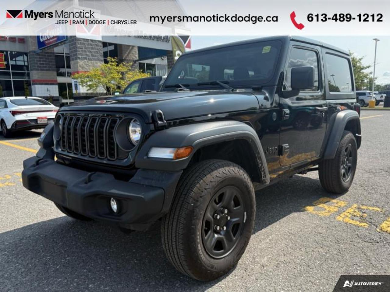 Used 2025 Jeep Wrangler Sport  - Mobile Hotspot -  Proximity Key for sale in Ottawa, ON