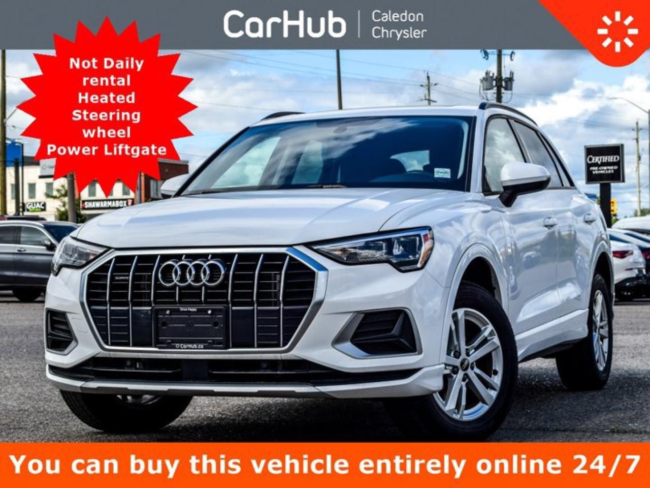 Used 2022 Audi Q3 Komfort Quattro Pano Sunroof Leather Heated Front Seats for sale in Bolton, ON