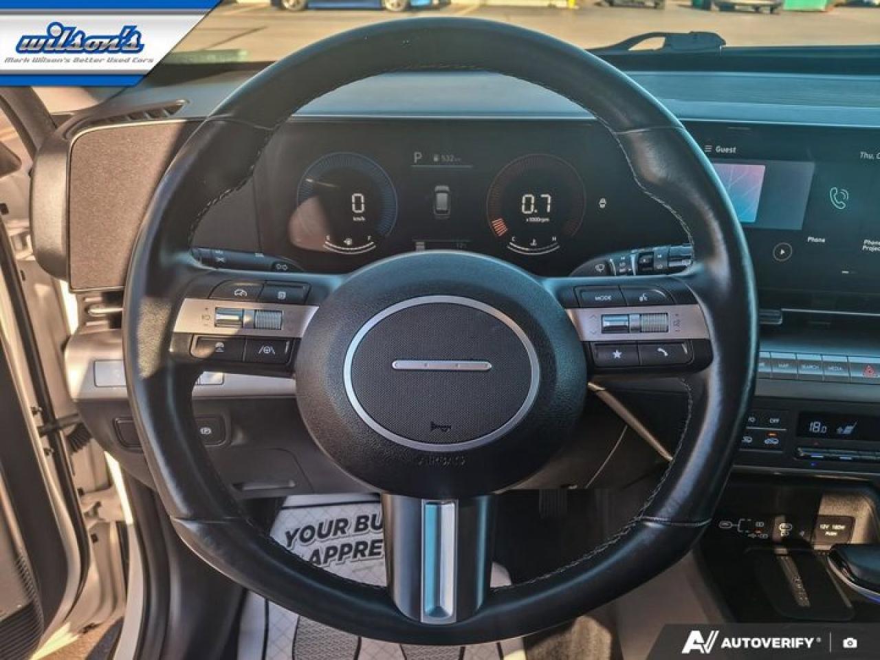 2024 Hyundai KONA Preferred Trend AWD | Leather | Sunroof | Heated Wheel + Seats | CarPlay + Android | Rear Cam & More Photo