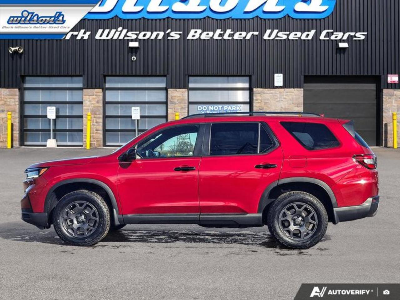 2023 Honda Pilot TrailSport AWD | Leather | Sunroof | Adaptive Cruise | Heated Wheel + Seats | Power Seat & More ! Photo