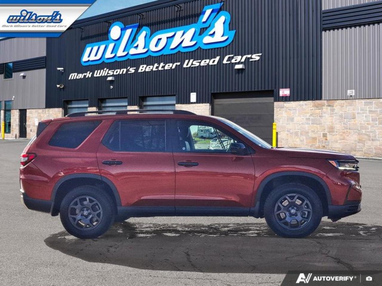 2023 Honda Pilot TrailSport AWD | Leather | Sunroof | Adaptive Cruise | Heated Wheel + Seats | Power Seat & More ! Photo