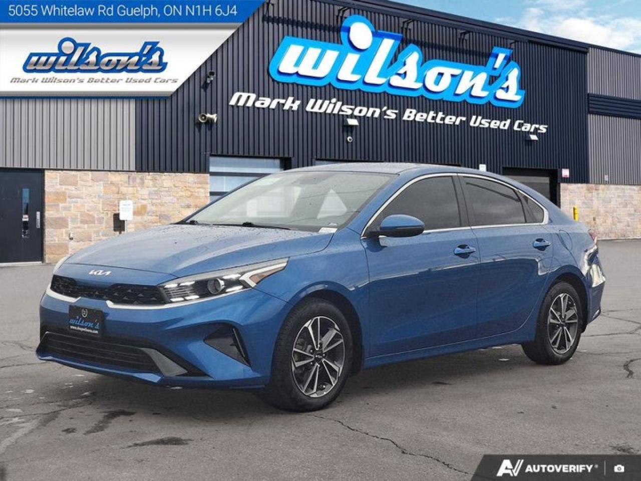 Used 2022 Kia Forte EX | Heated Seats + Steering | Wireless Charger | Carplay | Reverse Cam | Lane Keep | BSM & More ! for sale in Guelph, ON
