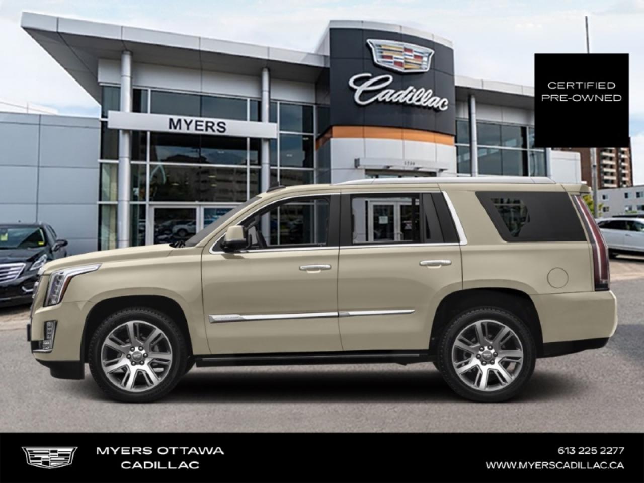 Used 2017 Cadillac Escalade Premium Luxury  PREMIUM, 6.2 V8, SUNROOF, NAV, 22'S for sale in Ottawa, ON