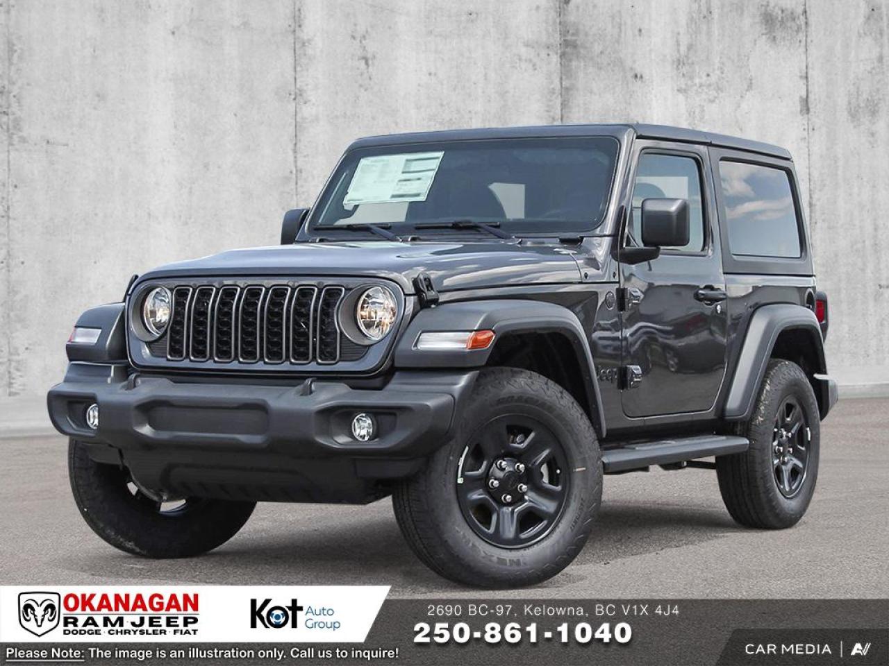 New 2025 Jeep Wrangler SPORT for sale in Kelowna, BC