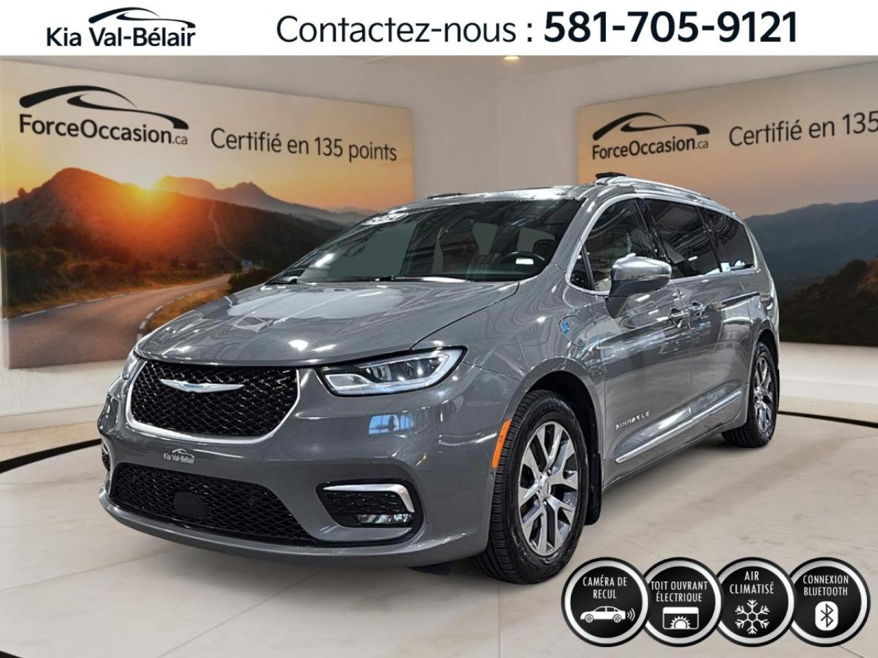 Used 2021 Chrysler Pacifica Hybrid PINNACLE *HEV *V6 *260HP *TOIT *CUIR *BI-ZONE *HARMAN KARDON for sale in Québec, QC