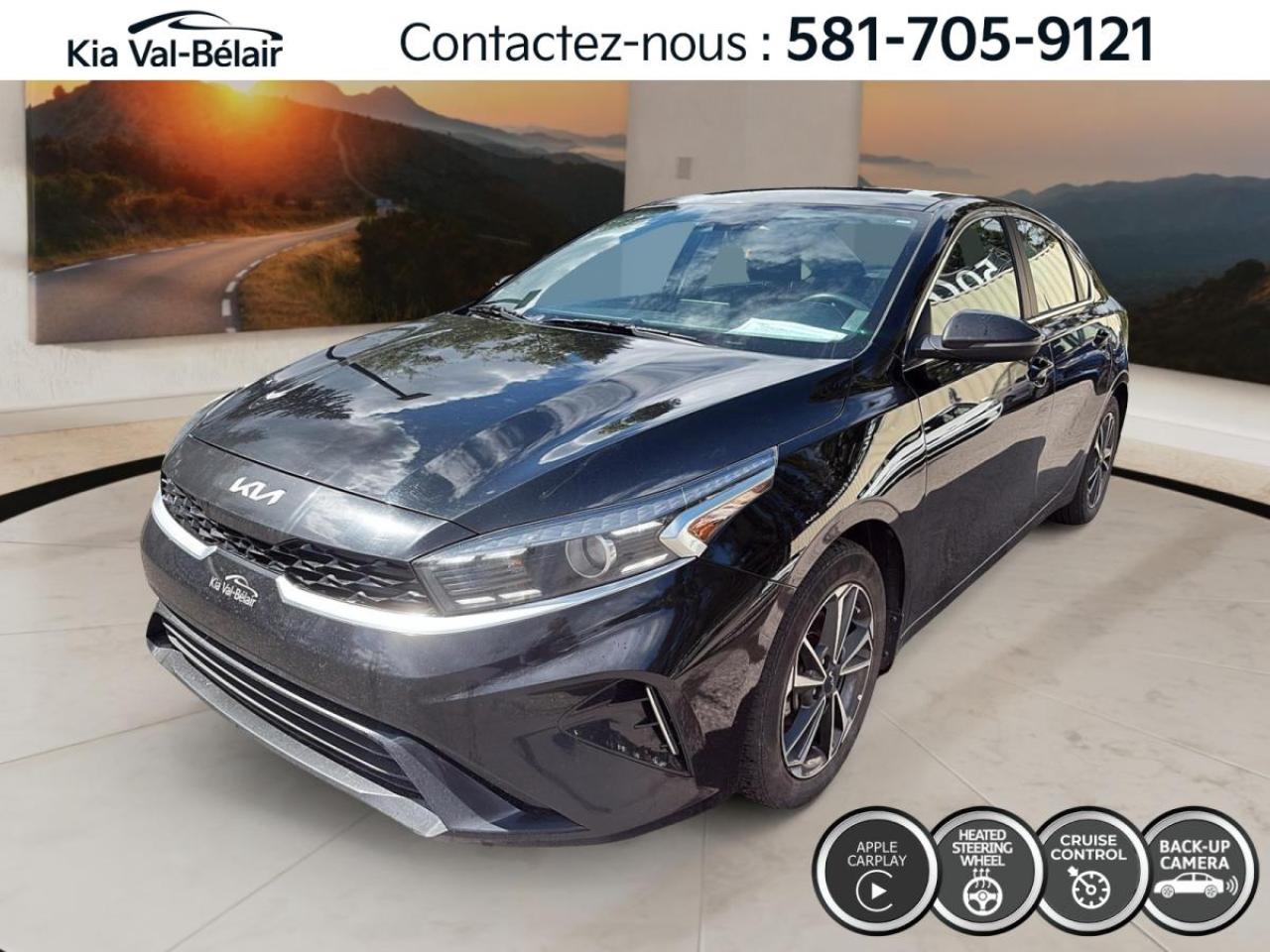 Used 2023 Kia Forte EX *A/C *CRUISE *CAMERA *CARPLAY *ANGLES MORTS *SIEGES/VOLANT CHAUFF for sale in Québec, QC