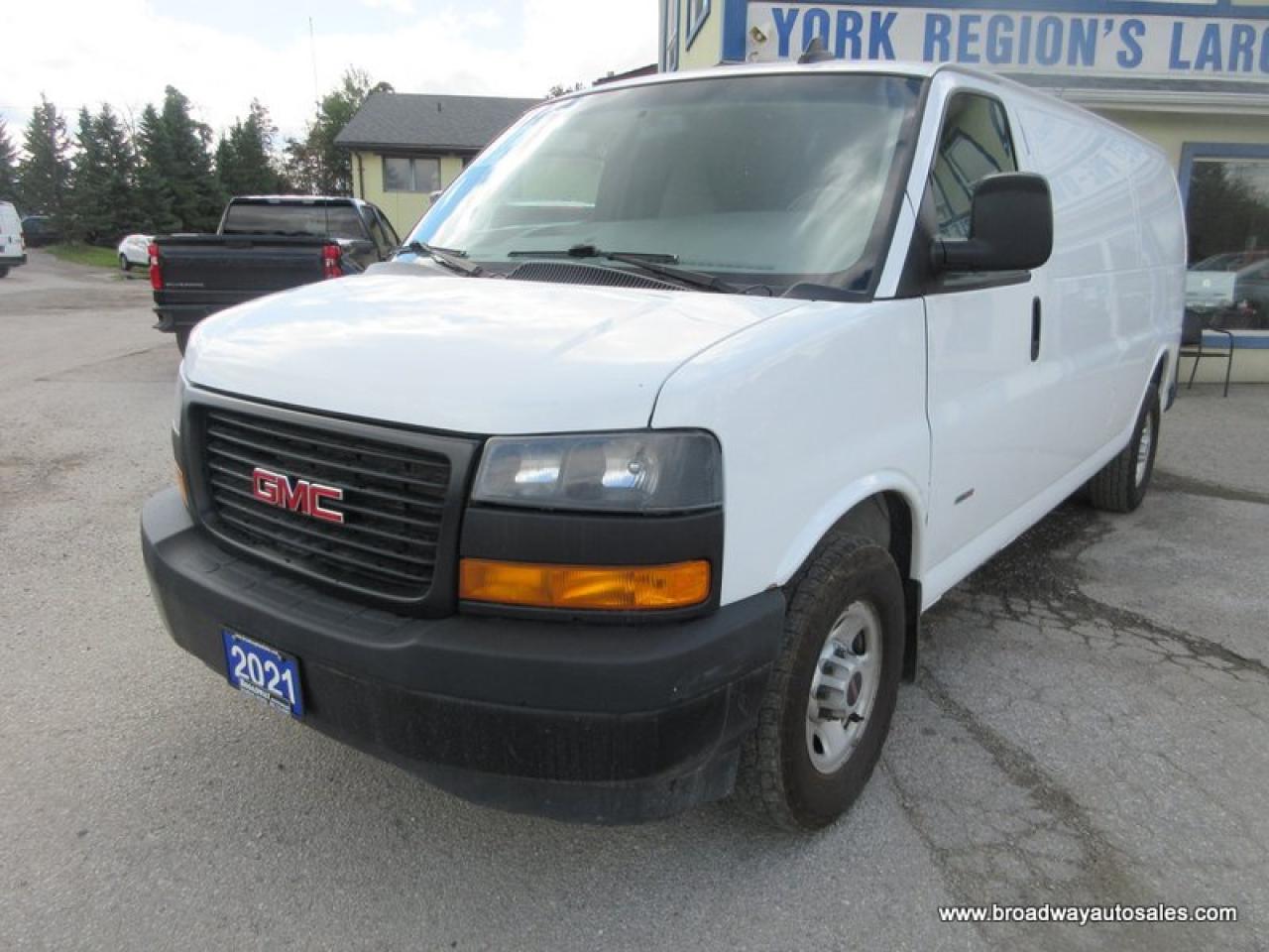 Used 2021 GMC Savana 1-TON CARGO-MOVING 2 PASSENGER 2.8L - DURAMAX.. EXTENDED-CARGO-AREA.. TOW SUPPORT.. BACK-UP CAMERA.. AIR CONDITIONING.. KEYLESS ENTRY.. for sale in Bradford, ON