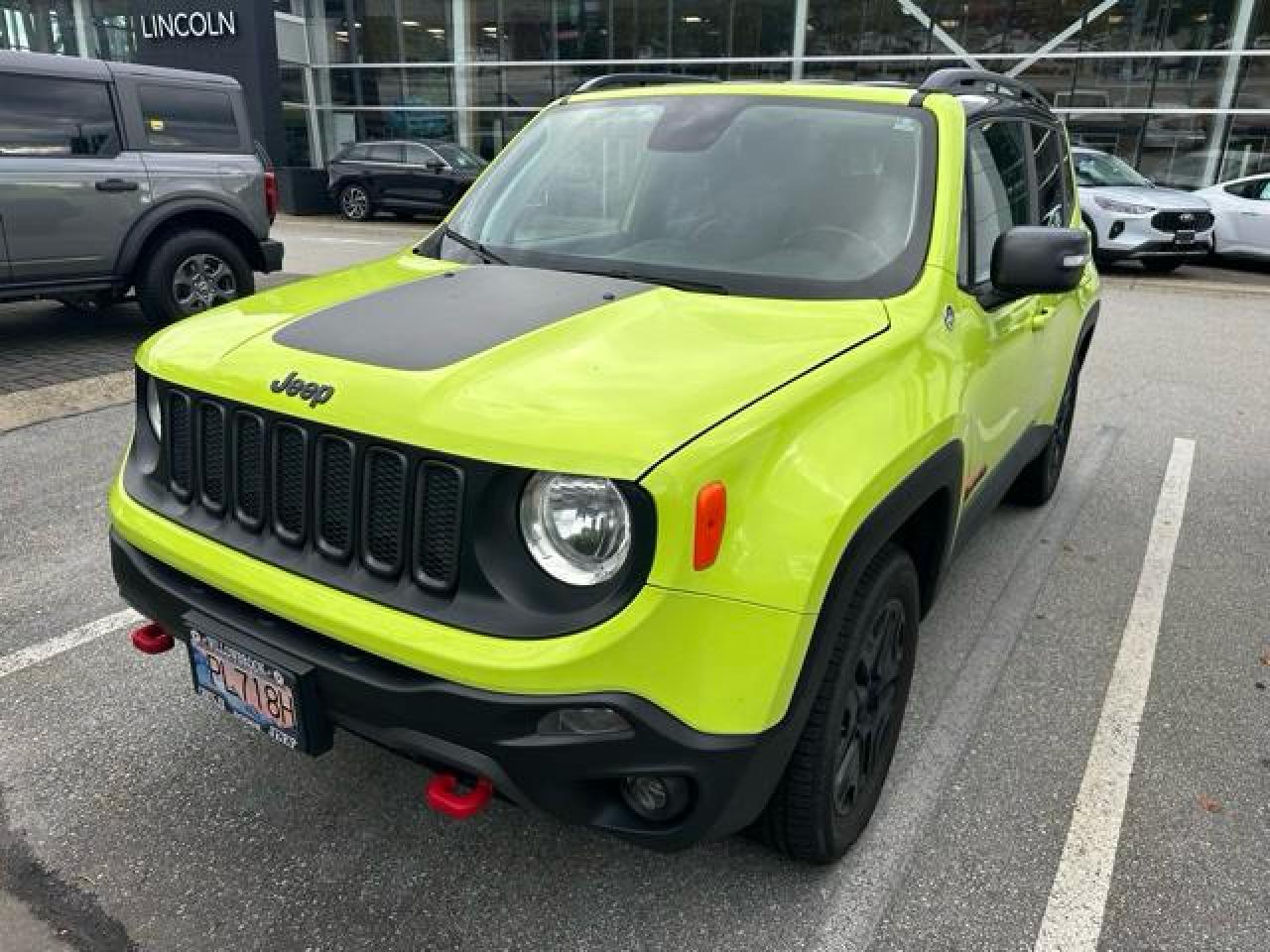 <p>Looking for adventure? Look no further than this rugged 2018 Jeep Renegade Trailhawk, now available at Milani Auto Sales! This capable SUV is ready to tackle both city streets and off-road trails with its proven 4-wheel drive system and durable build. With seating for five and plenty of cargo space, the Renegade Trailhawk is perfect for weekend getaways, family trips, or simply navigating the Canadian landscape. This Jeep has 126,000km on it.</p><p>The 2018 Renegade Trailhawk is designed for those who crave excitement. Its distinctive styling turns heads, while its capable engine and automatic transmission ensure a smooth and confident driving experience. The Renegade Trailhawk offers a comfortable and well-equipped interior, with features designed to enhance your driving experience and keep you connected on the go. Visit Milani Auto Sales today and experience the freedom that awaits you behind the wheel of this incredible Jeep!</p><p>Here are five of the most exciting features of this Renegade Trailhawk:</p><ul><li><strong>Trail-Rated Capability:</strong> Conquer any terrain with confidence, thanks to the Trailhawks specialized off-road features.</li><li><strong>Iconic Jeep Design:</strong> Stand out from the crowd with the Renegades bold and unmistakable Jeep styling.</li><li><strong>4x4 System:</strong> Whether its snow, mud or ice, the 4x4 system will get you through.</li><li><strong>Rugged Interior:</strong> Designed for comfort, built for adventure.</li><li><strong>Ready for Adventure:</strong> This Trailhawk is ready to help you explore.</li></ul><p><strong><em>Powered by AutoIntelligence™</em></strong> Vehicle information has been generated using artificial intelligence and is provided for informational purposes only. While efforts are made to ensure accuracy, please confirm all details directly with the dealer.</p>