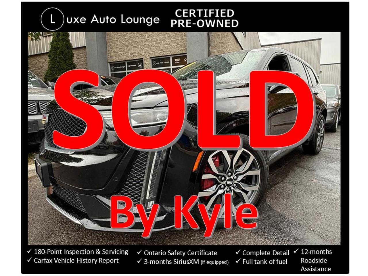 2023 Cadillac XT6 AWD Sport LOW KM!! PANO ROOF, BOSE AUDIO, LOADED!