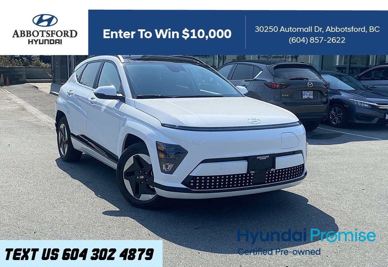 Used 2025 Hyundai KONA Electric Preferred w/Trend Package 0% financing available for sale in Abbotsford, BC