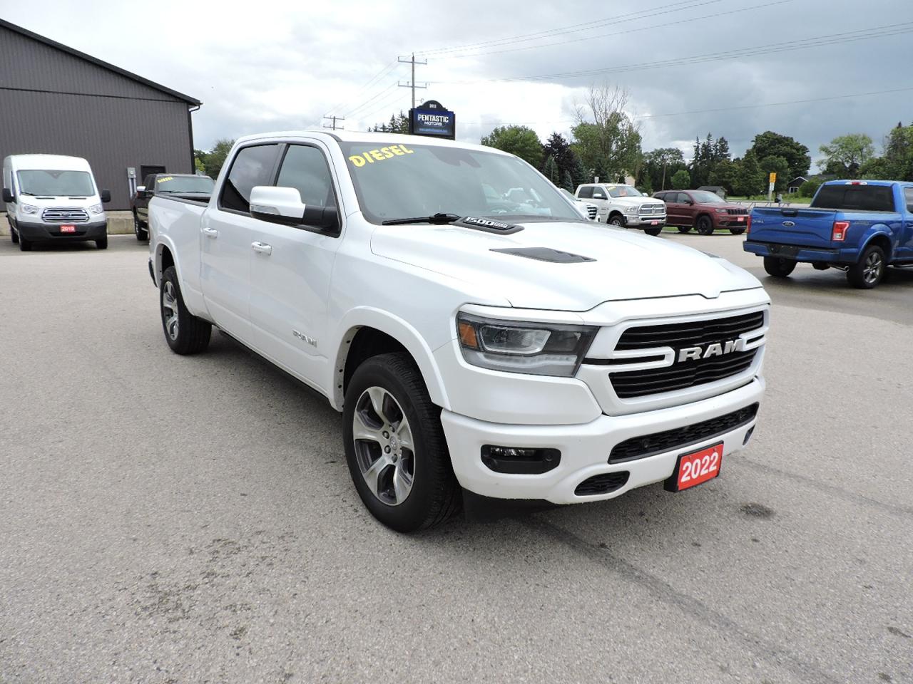 Used 2022 RAM 1500 Laramie 3.0L Diesel 4X4  Sunroof Loaded 82000 KMS for sale in Gorrie, ON