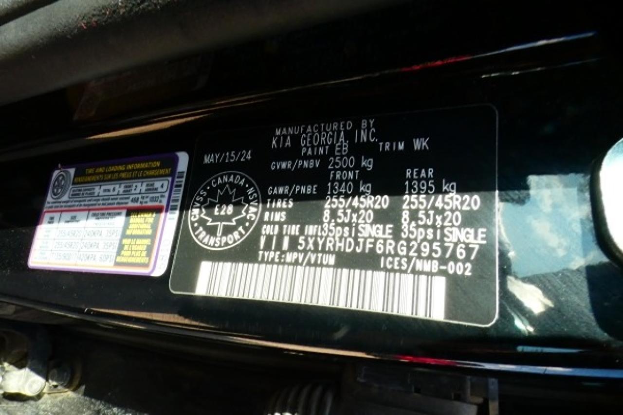 2024 Kia Sorento EX AWD w/Htd Leather, Htd wheel, BUC - Photo #20