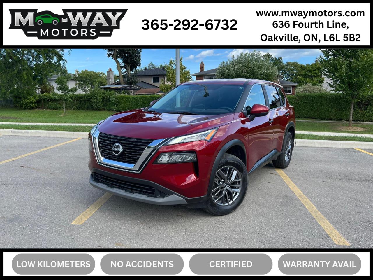 Used 2023 Nissan Rogue S No Accident Low Km Heated Seats & Steering for sale in Oakville, ON