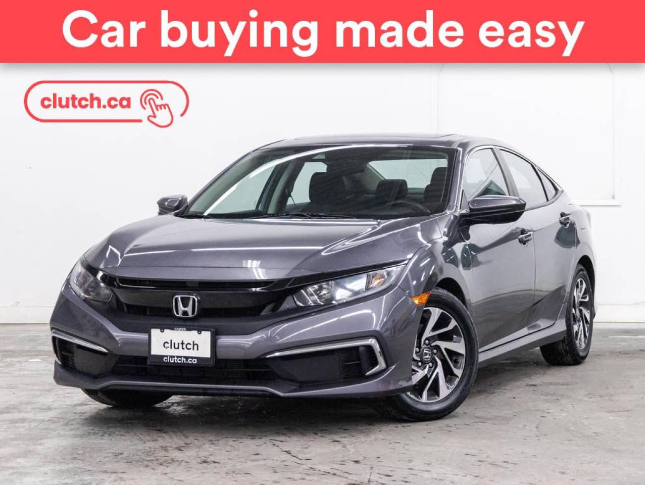 Used 2020 Honda Civic EX w/ Apple CarPlay & Android Auto, Front Heated Seats, Rearview Cam for sale in Toronto, ON