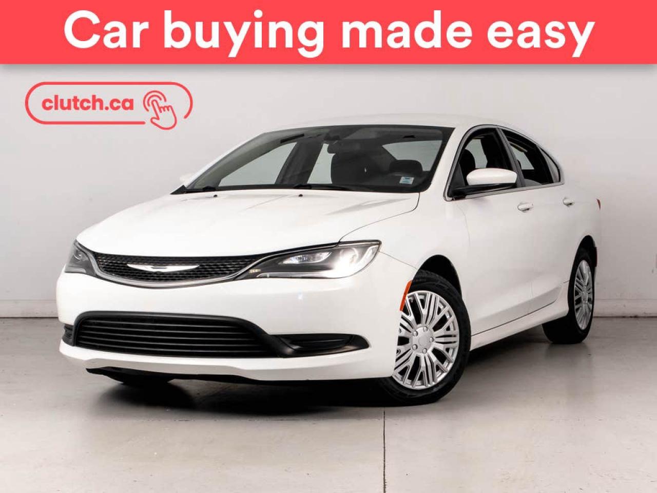 Used 2015 Chrysler 200 LX w/ Cruise Control, A/C, Push Button Start for sale in Bedford, NS