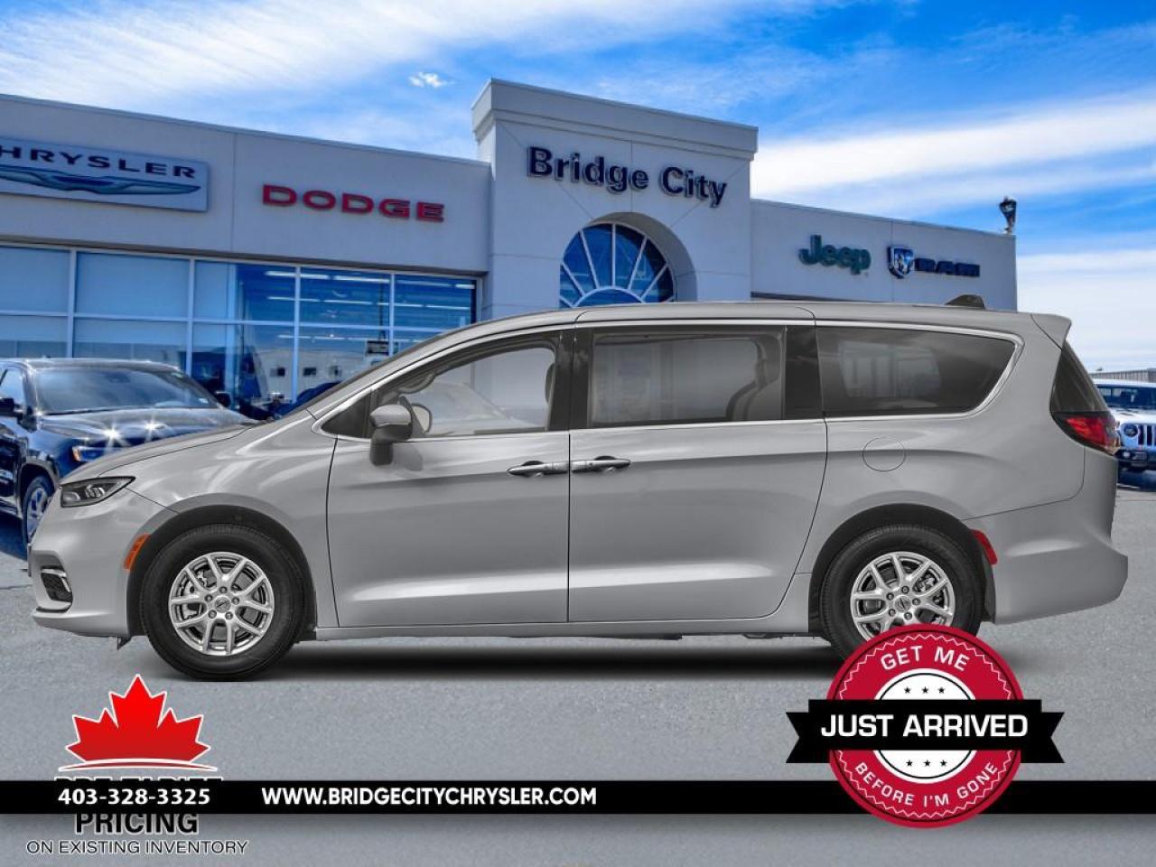 Used 2023 Chrysler Pacifica Touring-L AWD - Leather - Power Doors & Liftgate - 360 Camera - LED Lights - Remote Start - Adaptive Cruise Control - Stow N Go for sale in Lethbridge, AB