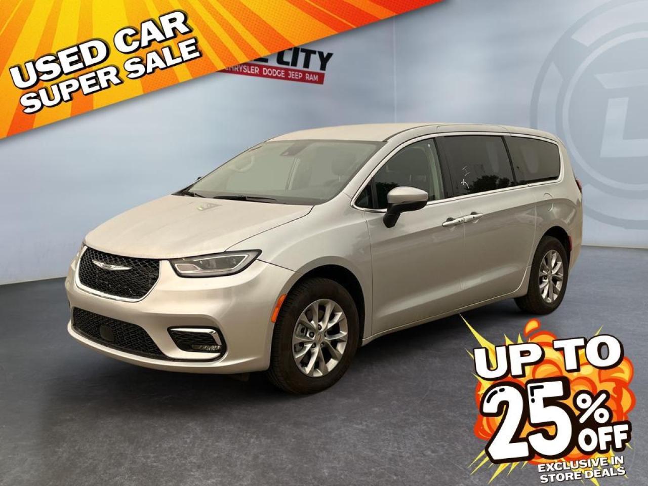 Used 2023 Chrysler Pacifica Touring-L AWD - Leather - Power Doors & Liftgate - 360 Camera - LED Lights - Remote Start - Adaptive Cruise Control - Stow N Go for sale in Lethbridge, AB