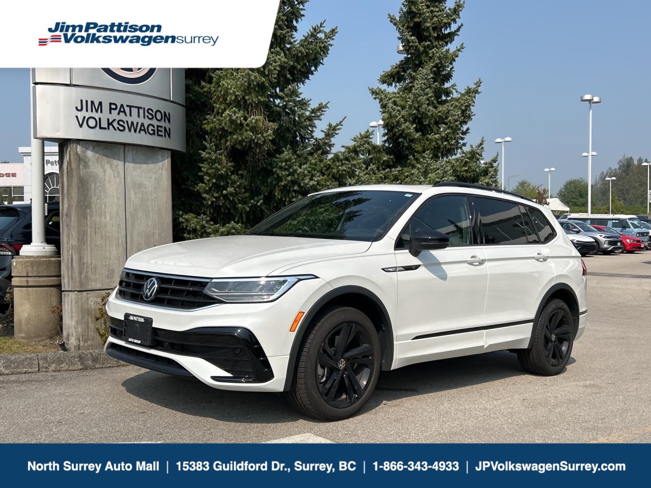 Like new with low mileage, this 2024 VW Tiguan Comfortline R-Line combines sporty design with everyday practicality. Featuring a turbocharged engine, 4MOTION all-wheel drive, and the R-Line appearance package, it offers sharp styling and confident performance. Enjoy premium features like a panoramic sunroof, digital cockpit, heated seats, advanced driver-assistance systems, and a spacious interior. With just 11,939 km, this Tiguan is an exceptional find!

Price includes dealer administration fee ($695). Finance placement fee ($495) if applicable, GST and PST are additional. D#31297