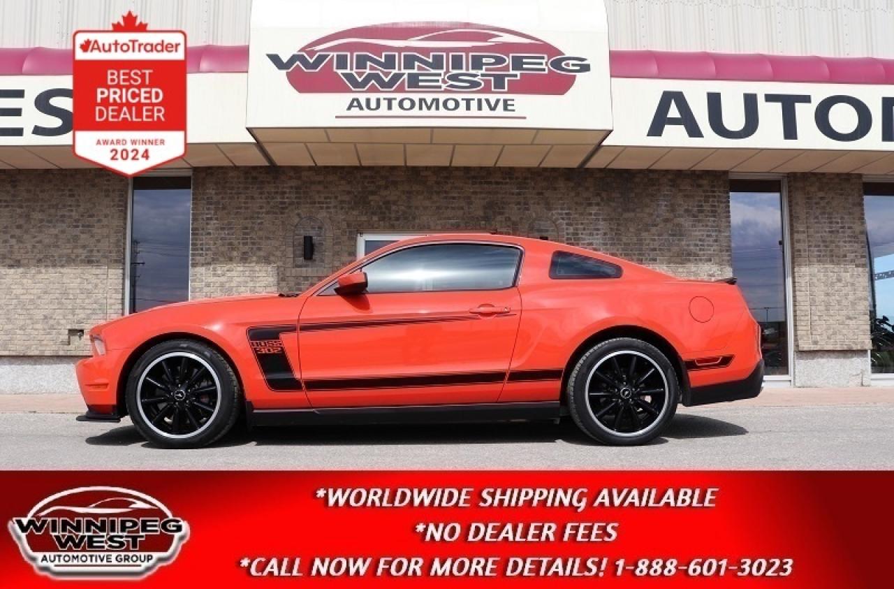 Used 2012 Ford Mustang BOSS 302 RARE W/VERY LOW KMS, ONE OWNER MANITOBA! for sale in Headingley, MB