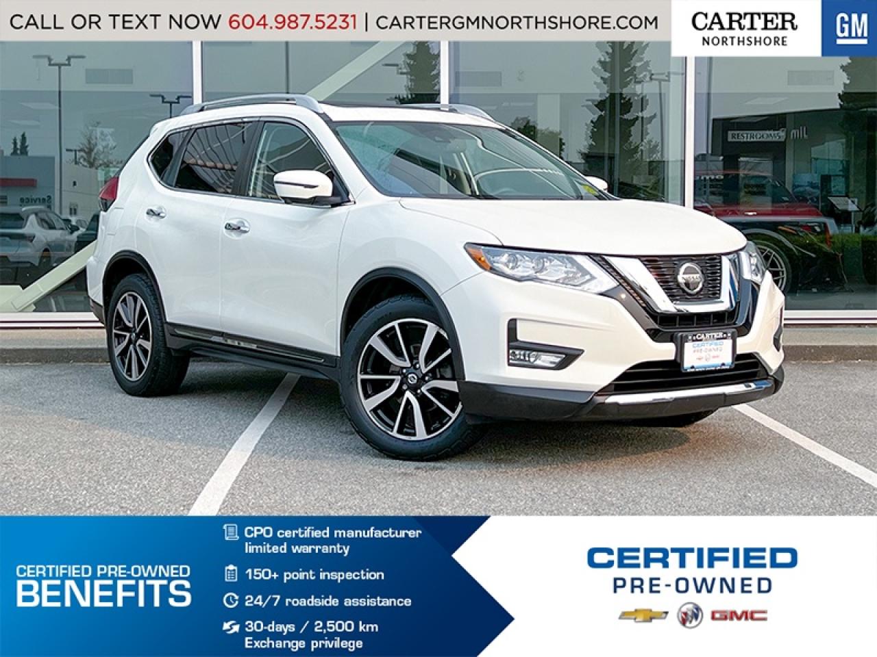 Used 2019 Nissan Rogue S | Pano Sunroof/Leather Interior/Navigation for sale in North Vancouver, BC