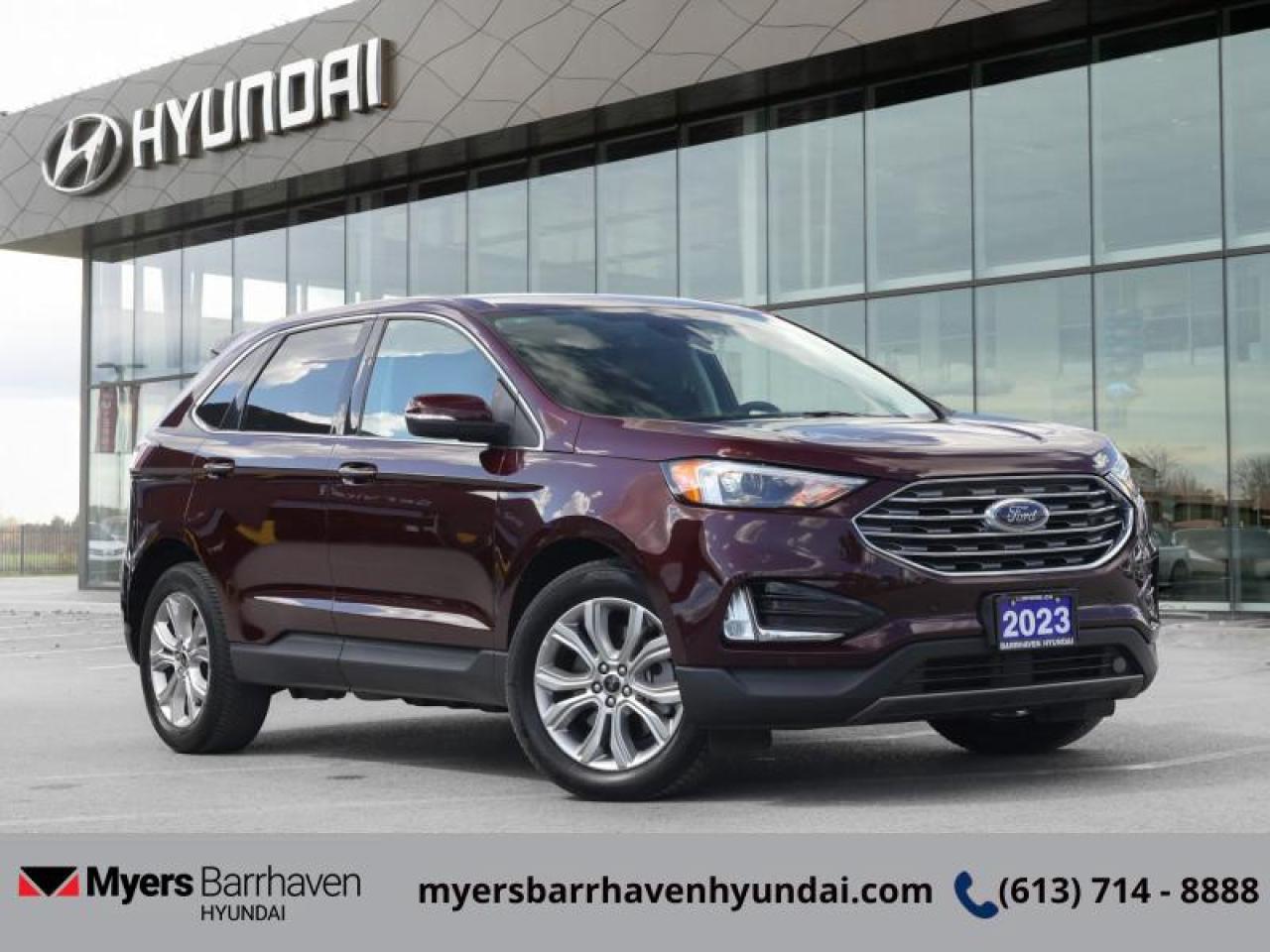 Used 2023 Ford Edge Titanium  - Leather Seats -  Premium Audio for sale in Nepean, ON