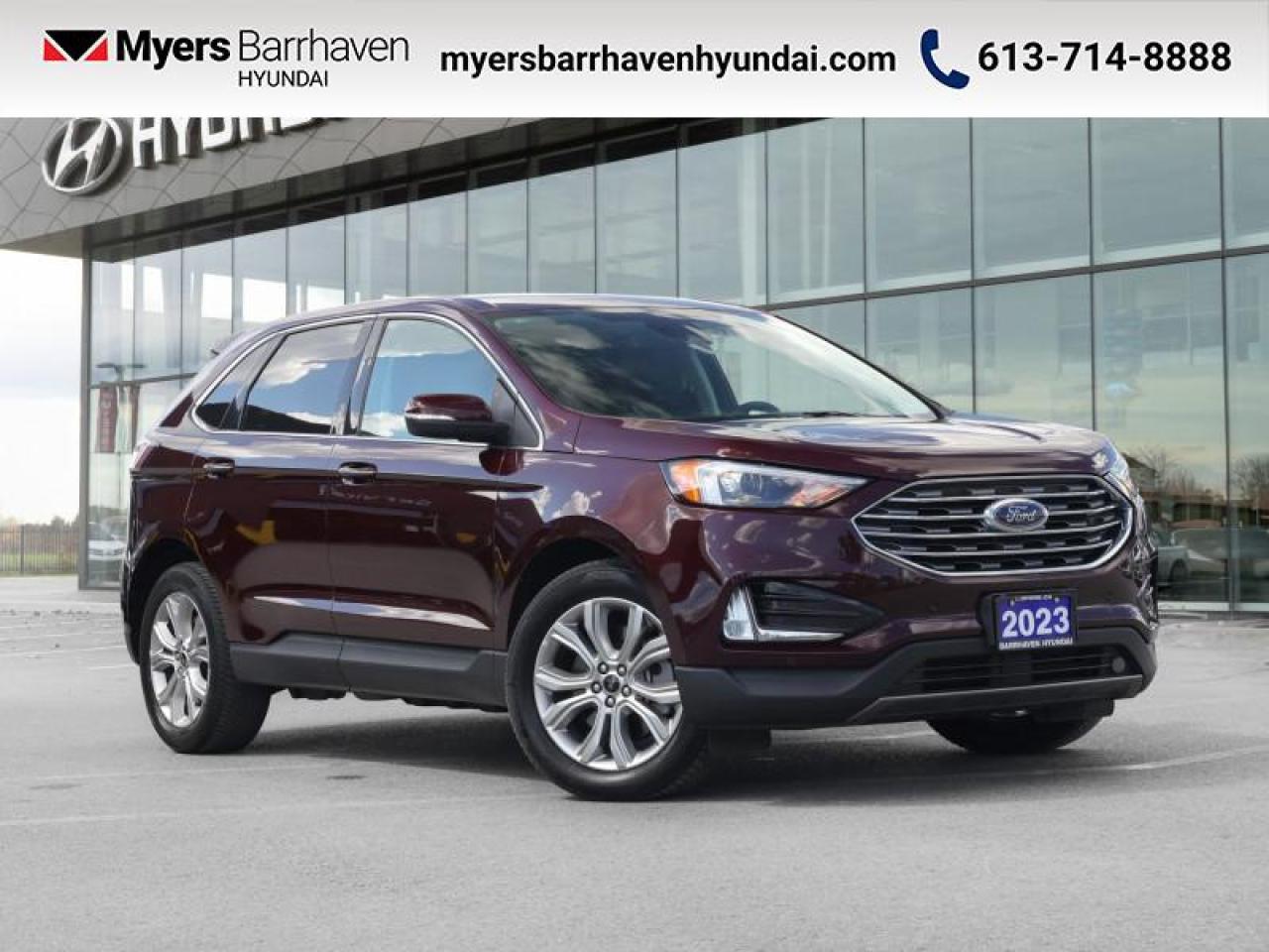 Used 2023 Ford Edge Titanium  - Leather Seats -  Premium Audio - $184 B/W for sale in Nepean, ON