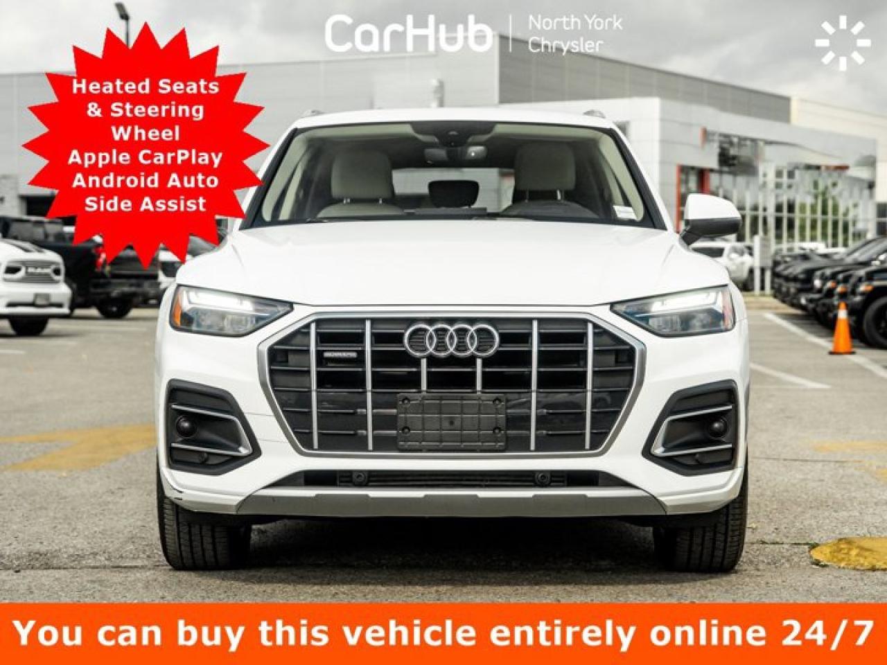 Used 2021 Audi Q5 Komfort Heated Seats & Steering Wheel Apple CarPlay Android Auto for sale in Thornhill, ON
