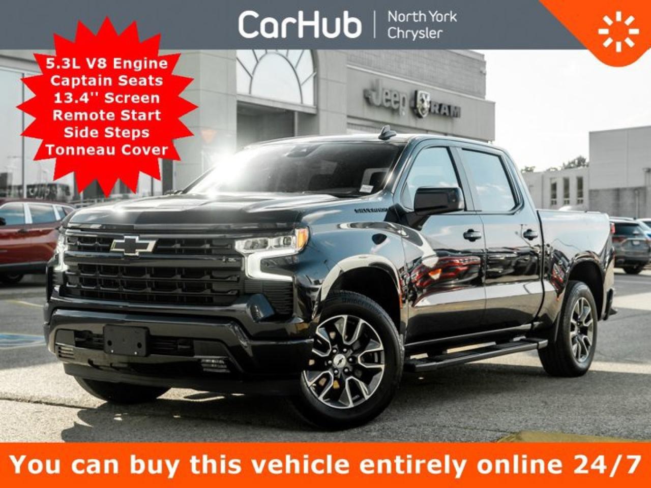 2023 Chevrolet Silverado 1500 RST 147'' V8 Tonneau Cover Captain Seats 13.4'' Screen Remote Start Photo0