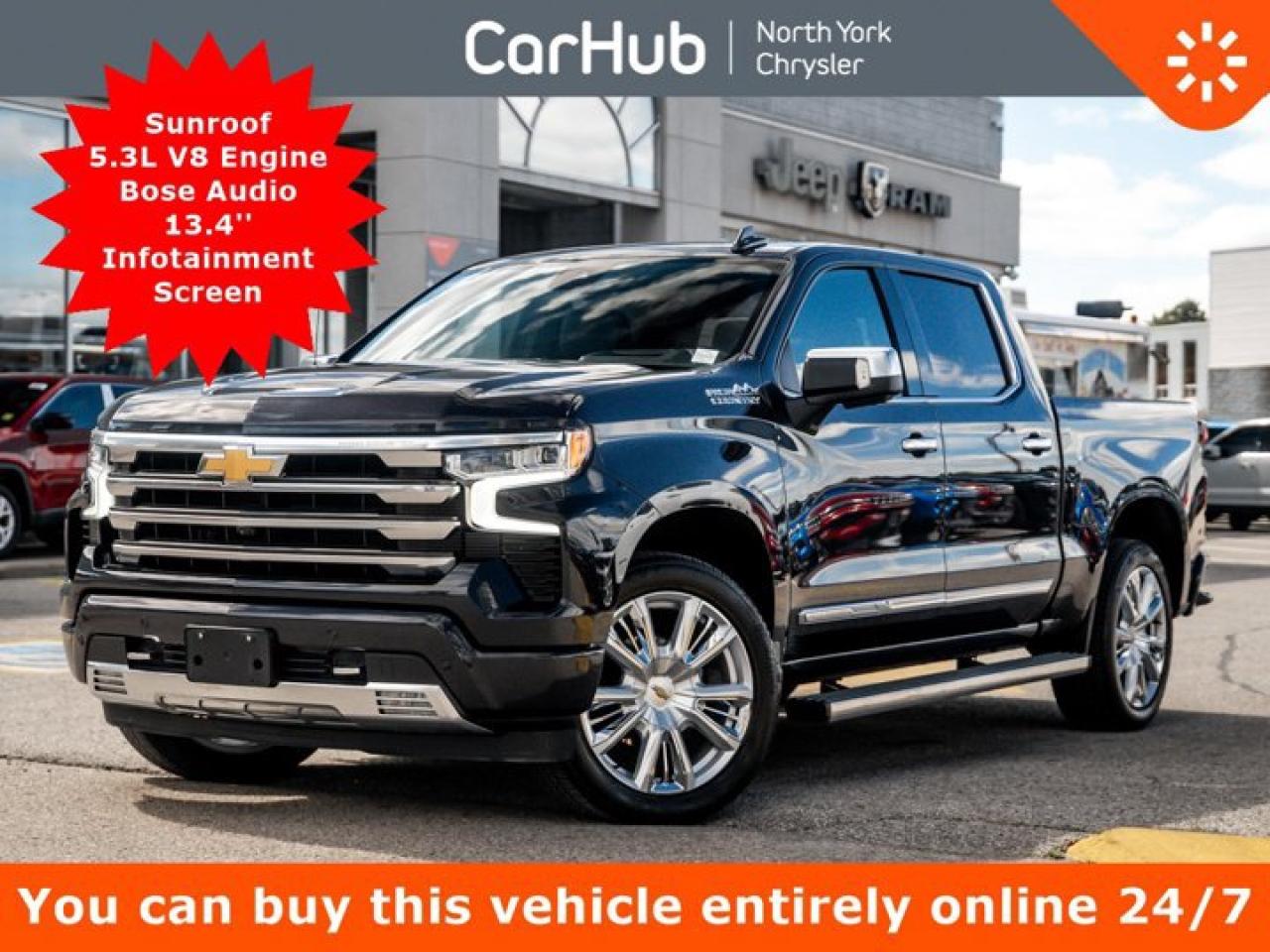 Used 2023 Chevrolet Silverado 1500 High Country 147'' Sunroof V8 Bose Audio 13.4'' Screen for sale in Thornhill, ON