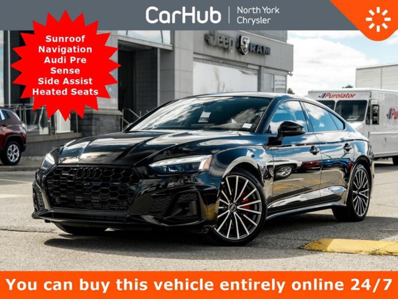 Used 2025 Audi A5 Sportback Progressiv Sunroof Navi Audi Pre Sense Side Assist Heated Seats for sale in Thornhill, ON