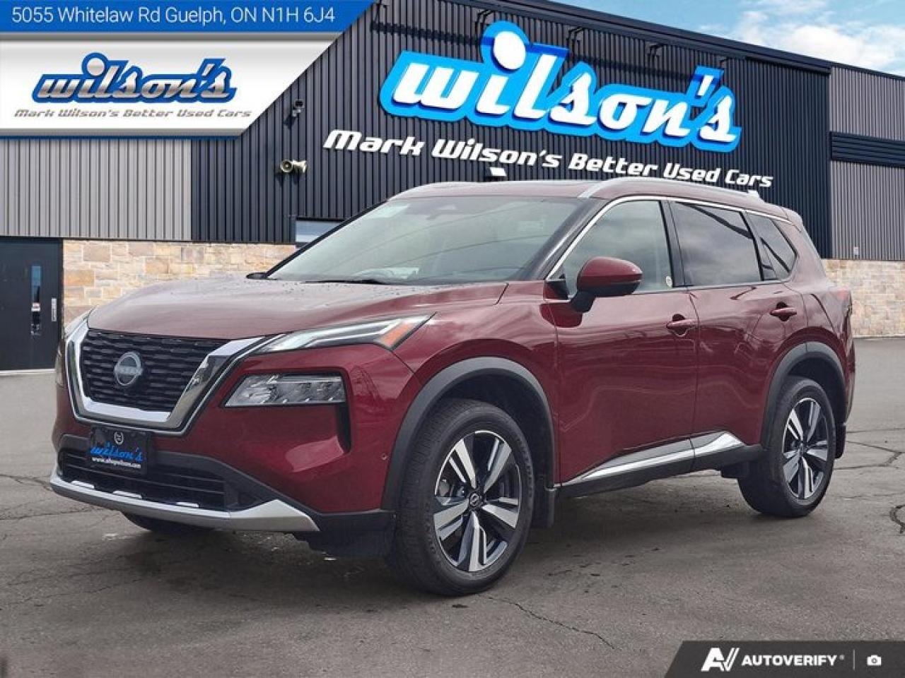 Used 2023 Nissan Rogue Platinum AWD | Quilted Leather | Pano Roof | Nav | Adaptive Cruise | 360 Camera | and More ! for sale in Guelph, ON