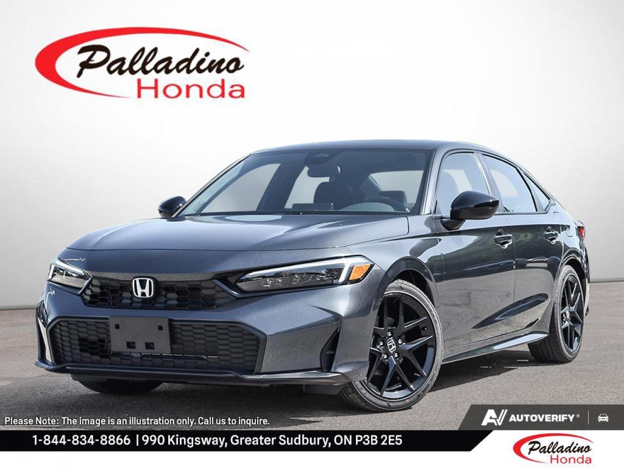 New 2026 Honda Civic Sedan Sport for sale in Greater Sudbury, ON