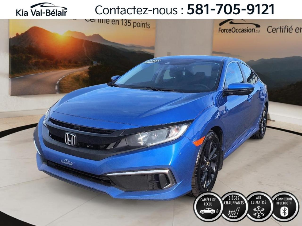 Used 2019 Honda Civic LX *A/C *CRUISE *CAMERA *CARPLAY *SIEGES CHAUFF for sale in Québec, QC