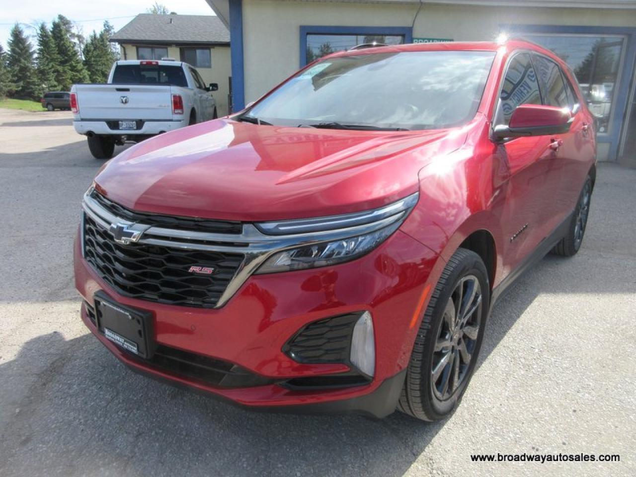 2023 Chevrolet Equinox ALL-WHEEL DRIVE RS-PACKAGE 5 PASSENGER 1.5L - TURBO.. NAVIGATION.. PANORAMIC SUNROOF.. LEATHER.. HEATED SEATS & WHEEL.. BACK-UP CAMERA..