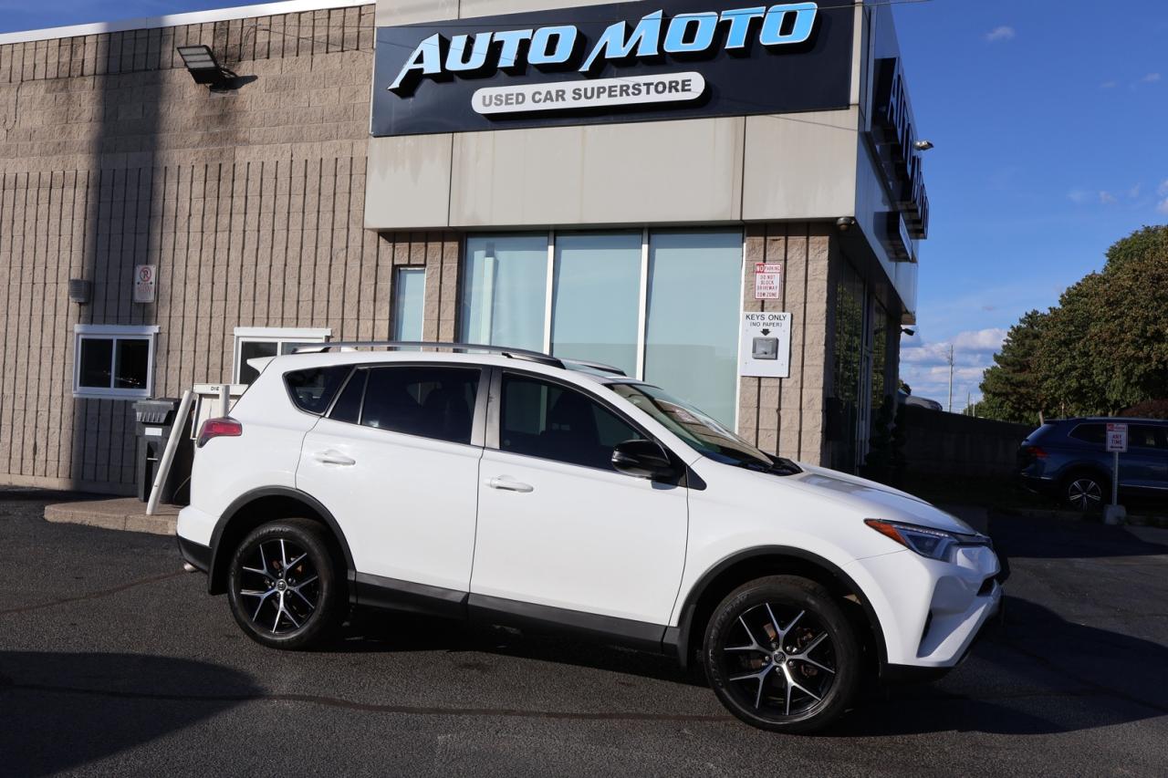 Used 2017 Toyota RAV4 SE 4WD CERTIFIED *ACCIDENT FREE* NAV CAMERA SUNROOF BLUETOOTH HEATED LEATHER CRUISE ALLOYS for sale in Burlington, ON