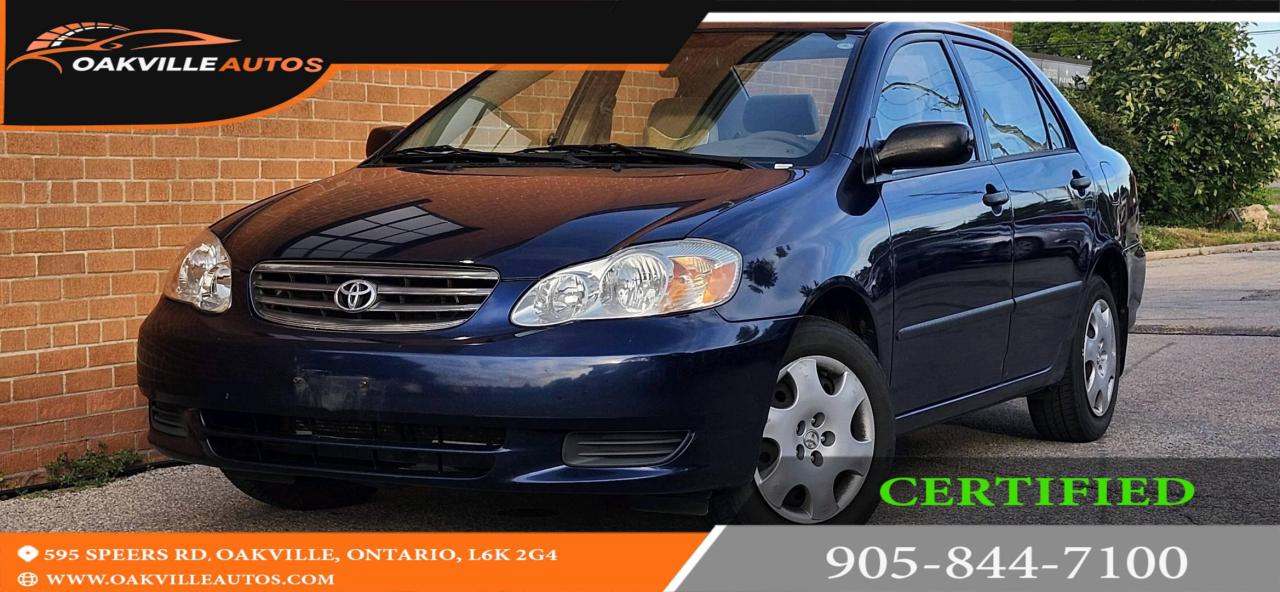 Used 2003 Toyota Corolla 4DR SDN CE AUTO for sale in Oakville, ON