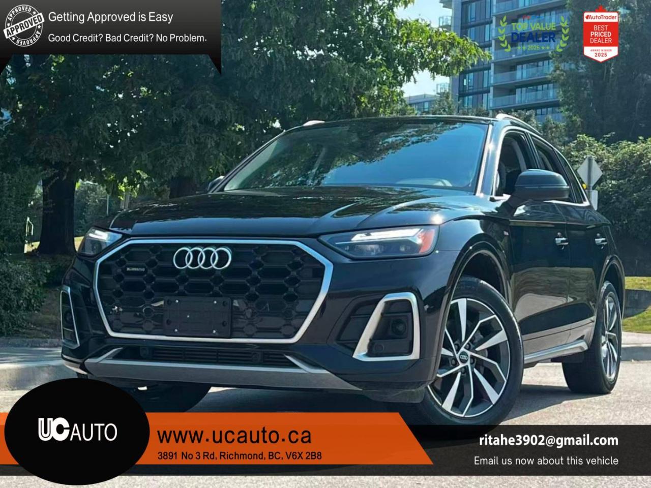 Used 2023 Audi Q5 Progressiv 45 TFSI quattro/S- LINE/ NO ACCIDENT/ BC LOCAL for sale in Richmond, BC